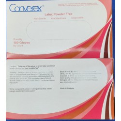 Converex 無粉乳膠100隻手套