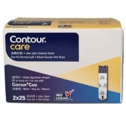 CONTOUR®CARE拜耳血糖試紙50片裝
