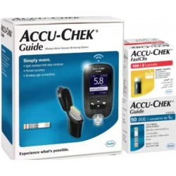 Accu-Chek Guide 羅氏智航血糖機套裝 (50紙+102針) *原裝行貨